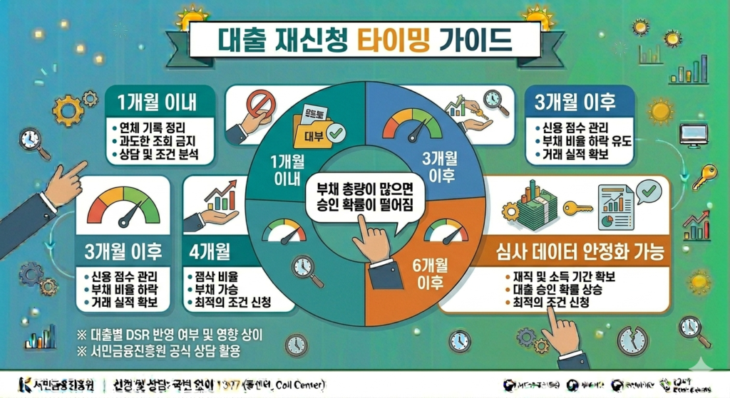 대출 재신청 타이밍 가이드