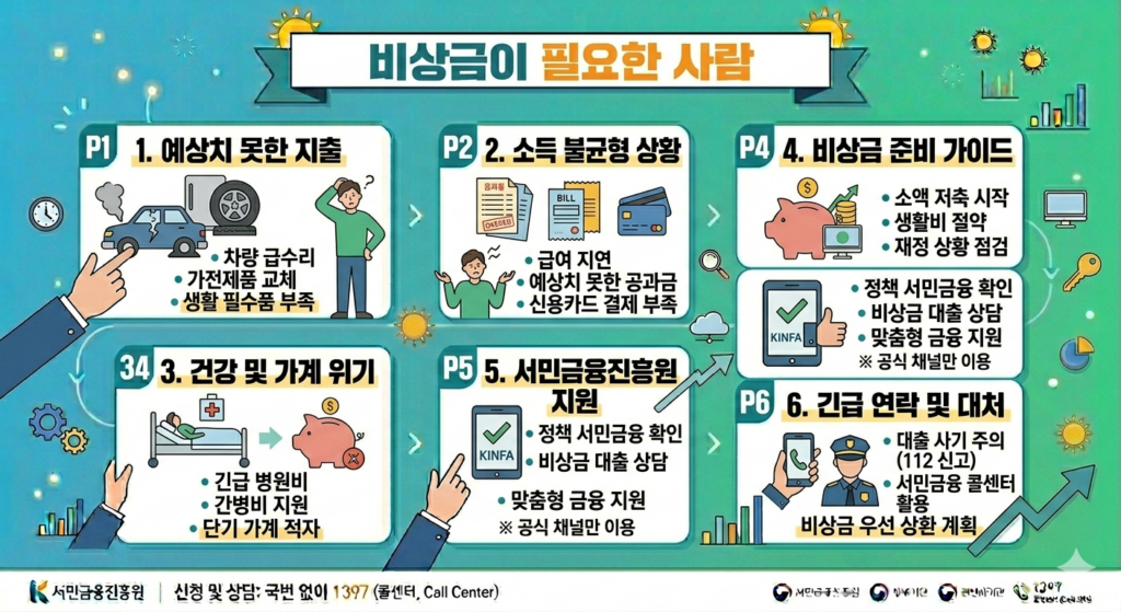 비상금대출 필요한 상황