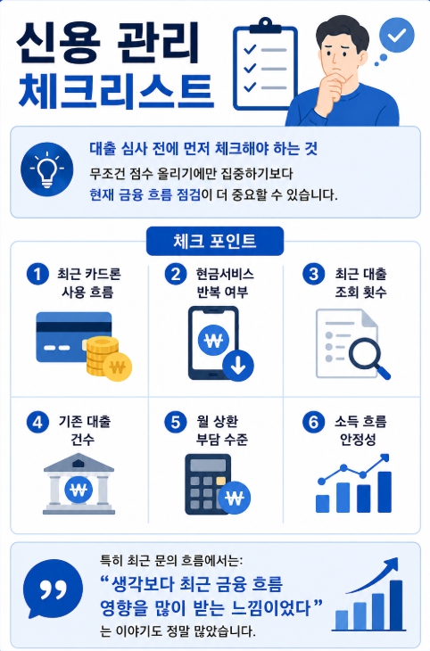 신용 관리 체크리스트
