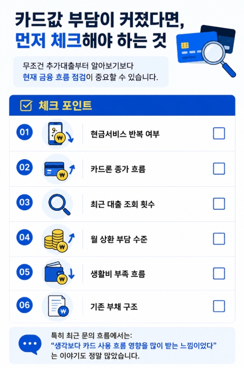 카드 돌려막기 위험