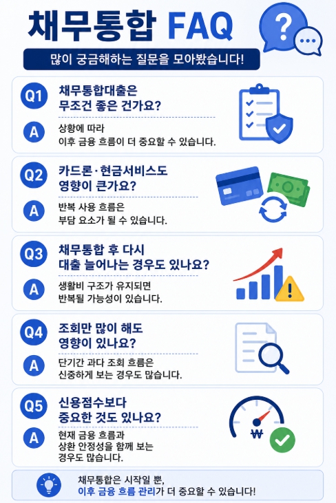 채무통합대출 FAQ