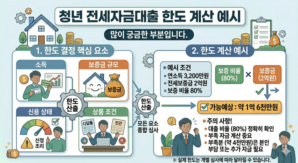 청년 전세자금대출 한도