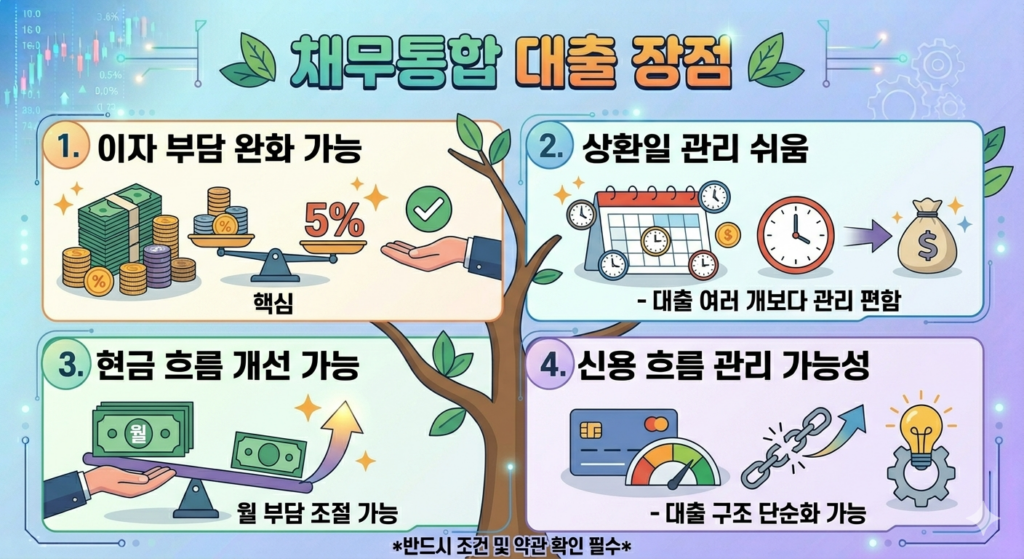 채무통합 대출 장점