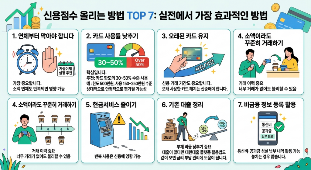 신용점수 올리는 방법