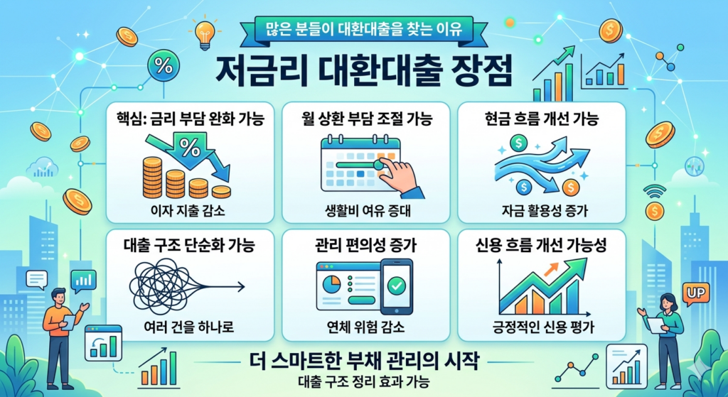 저금리 대환대출 장점