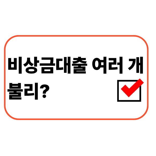 비상금대출 여러 개