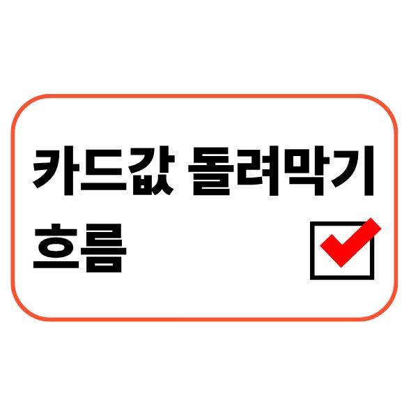 카드값 돌려막기 흐름