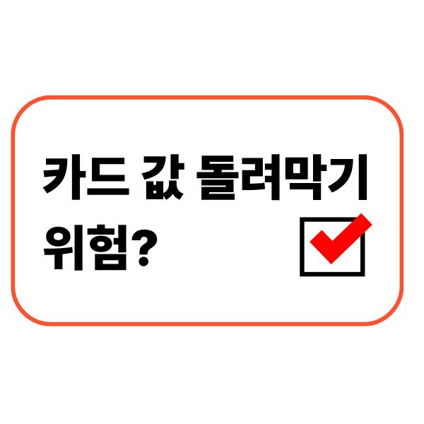 카드값 돌려막기