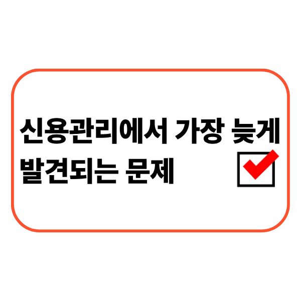 신용관리 문제를 점검하는 직장인