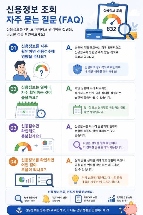 신용정보 조회 FAQ