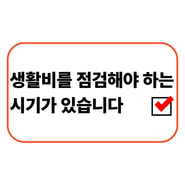 직장인이 월급과 생활비 지출 내역을 확인하는 모습