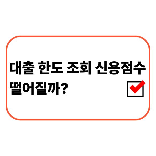 대출 한도 조회와 신용점수 변화를 확인하는 모습
