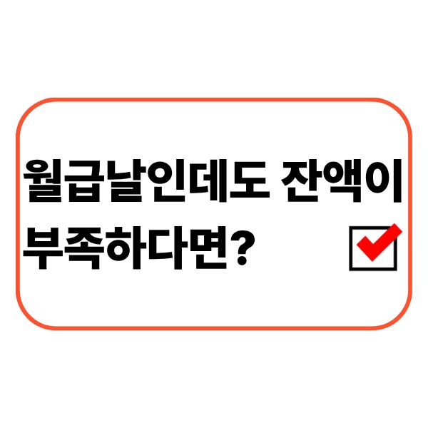 월급날 이후 고정지출과 카드대금으로 잔액이 줄어드는 흐름을 확인하는 모습